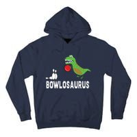 Funny Bowling Shirts Dinosaur Bowler Dino Gift Idea Tall Hoodie