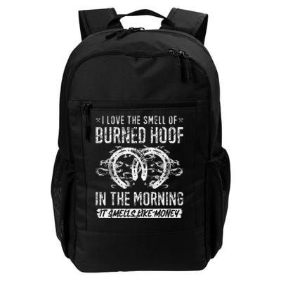 Farrier Blacksmith Smell of Burned Hoof Rodeo Horseshoer Daily Commute Backpack