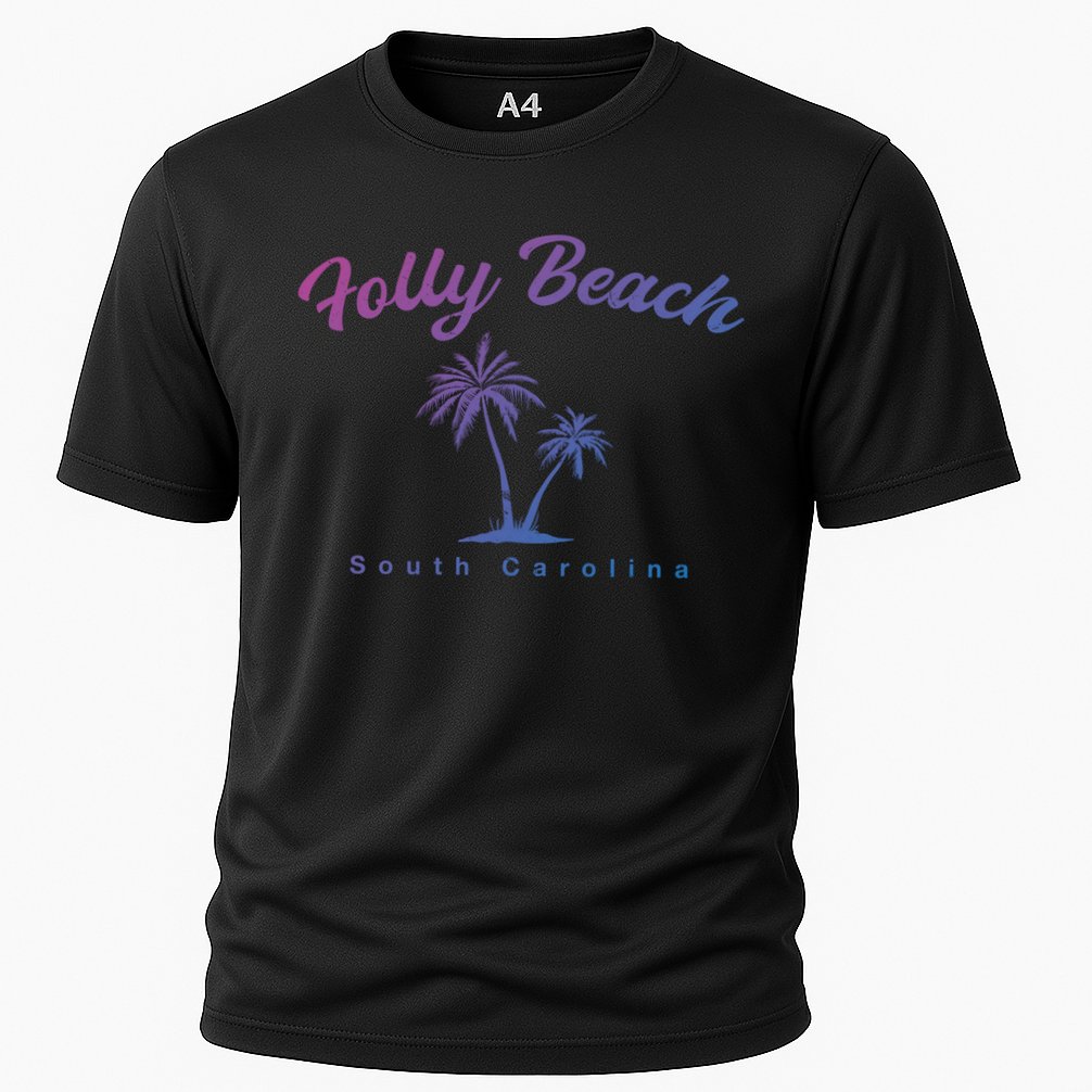 Folly Beach South Carolina Summer Sc Tropical Charleston Gift Performance Shirt
