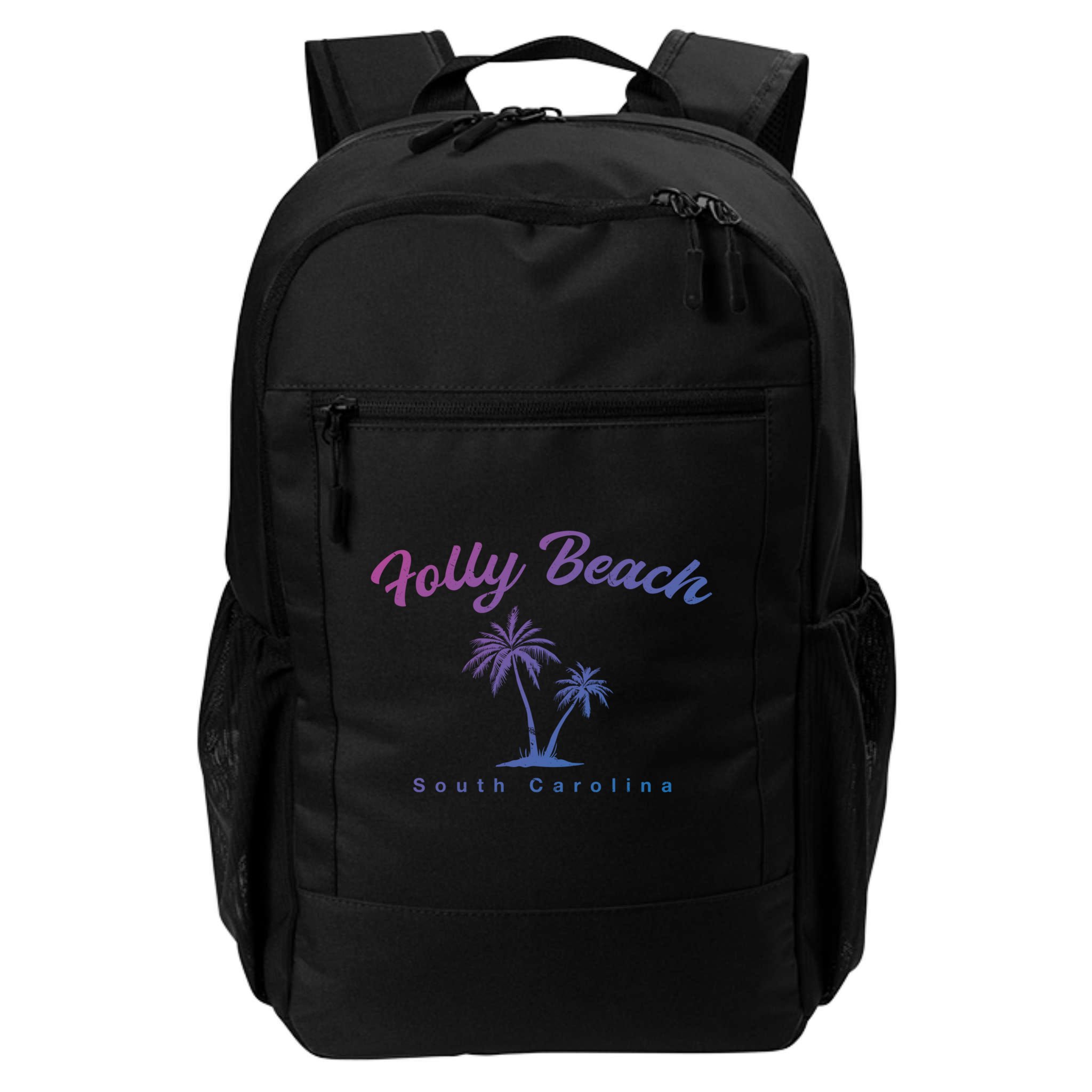 Folly Beach South Carolina Summer Sc Tropical Charleston Gift Backpack