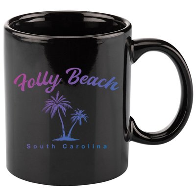 Folly Beach South Carolina Summer Sc Tropical Charleston Gift 11oz C Handle Ceramic Mug