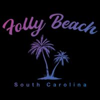 Folly Beach South Carolina Summer Sc Tropical Charleston Gift Drawstring Bag