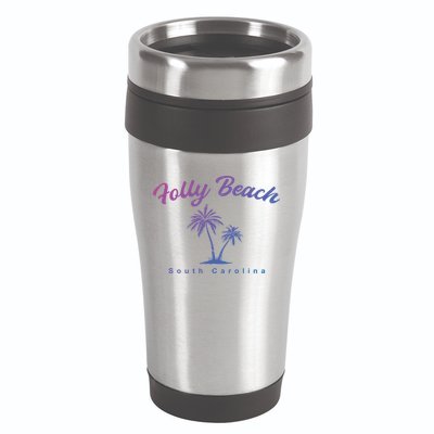Folly Beach South Carolina Summer Sc Tropical Charleston Gift 16oz Travel Tumbler