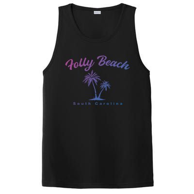 Folly Beach South Carolina Summer Sc Tropical Charleston Gift PosiCharge Competitor Tank