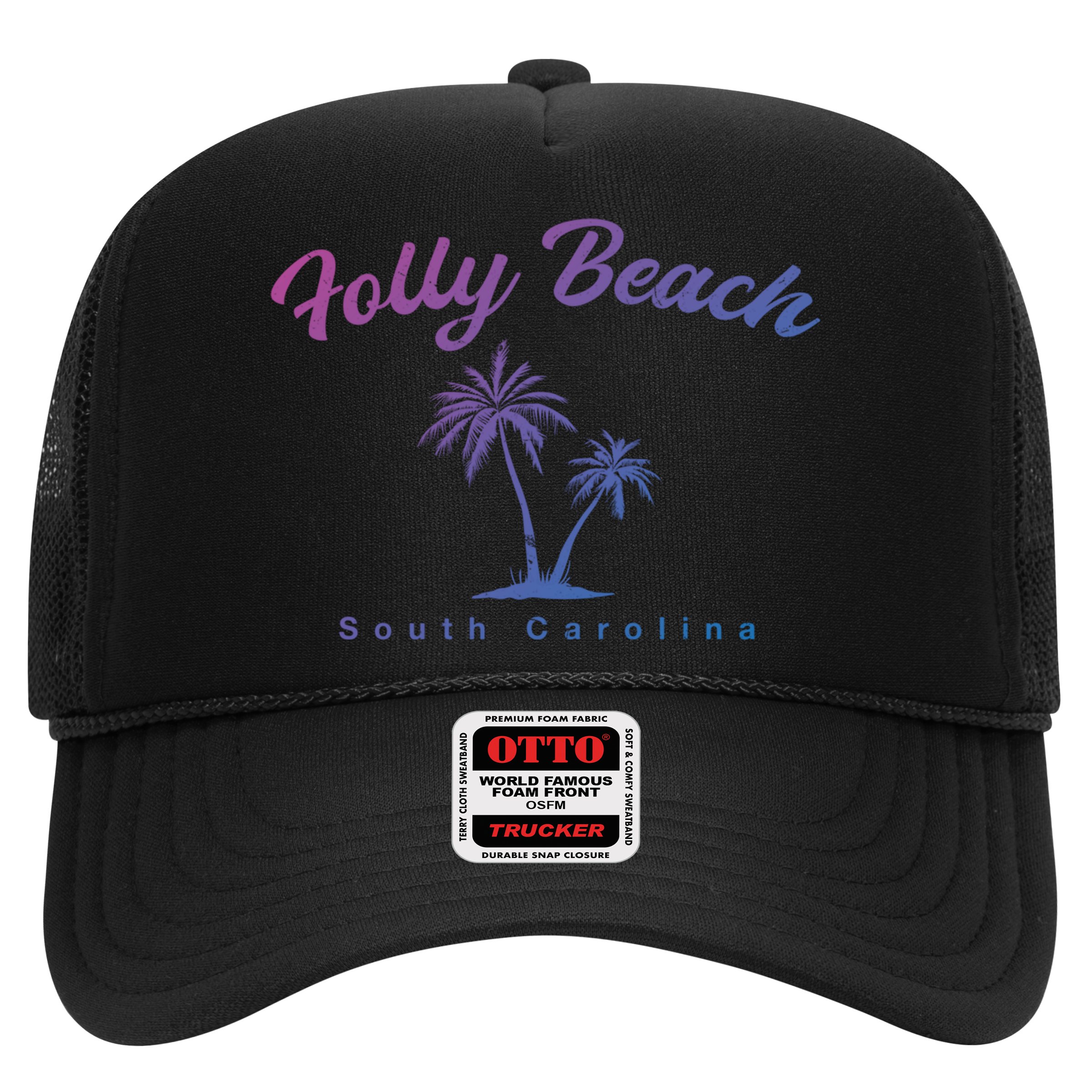 Folly Beach South Carolina Summer Sc Tropical Charleston Gift Hat