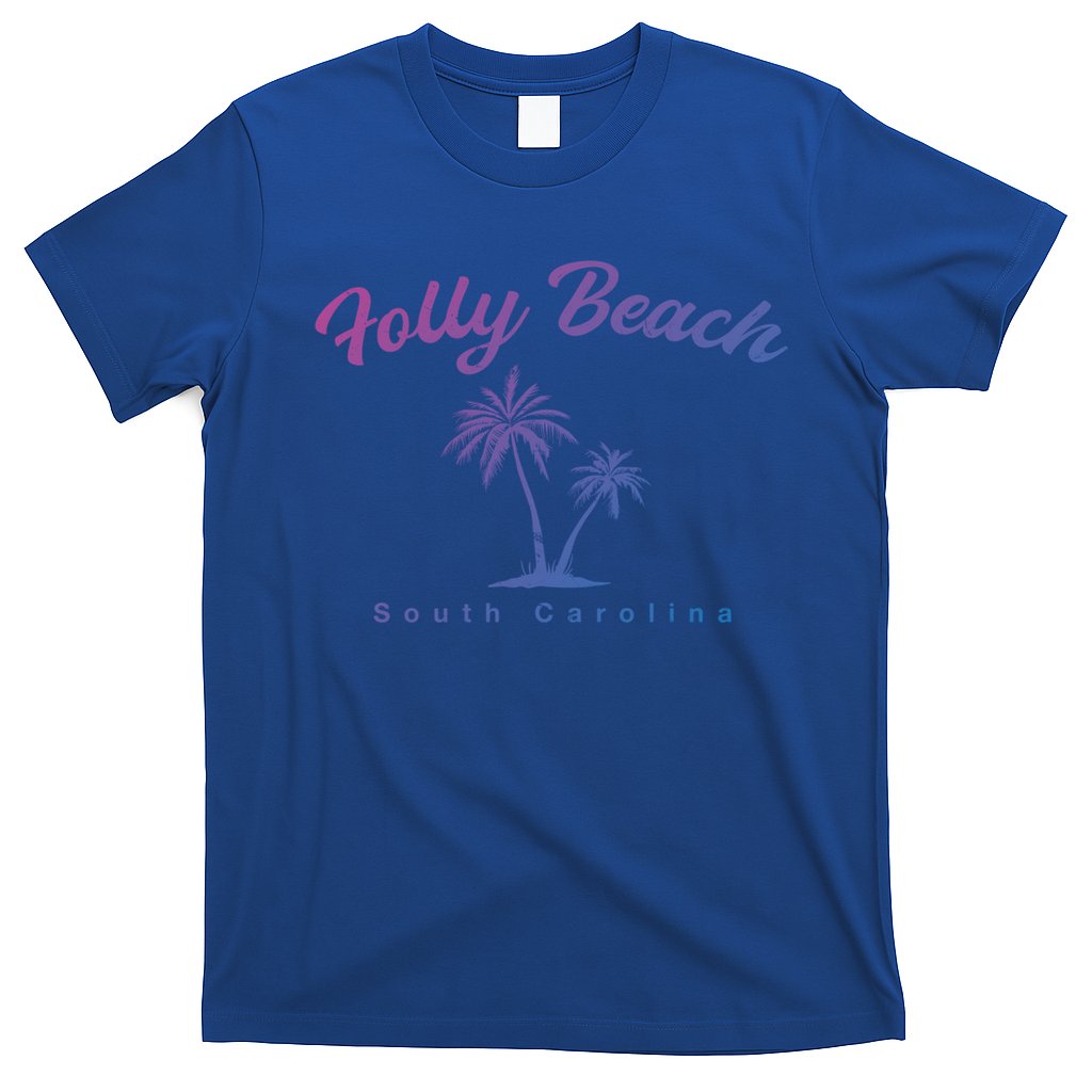 Folly Beach South Carolina Summer Sc Tropical Charleston Gift T-Shirt
