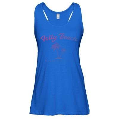 Folly Beach South Carolina Summer Sc Tropical Charleston Gift Ladies Essential Flowy Tank