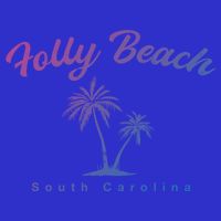 Folly Beach South Carolina Summer Sc Tropical Charleston Gift 16 in Basic Backpack