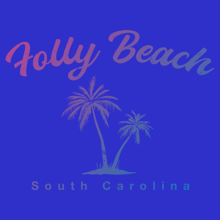 Folly Beach South Carolina Summer Sc Tropical Charleston Gift 16 in Basic Backpack