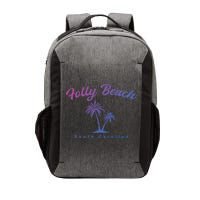Folly Beach South Carolina Summer Sc Tropical Charleston Gift Vector Backpack
