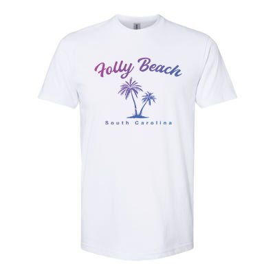 Folly Beach South Carolina Summer Sc Tropical Charleston Gift Softstyle CVC T-Shirt