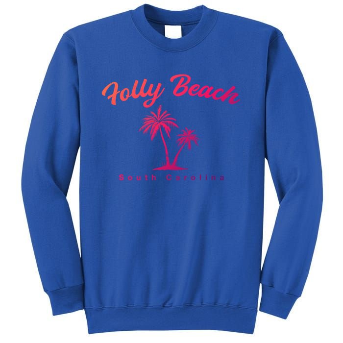 Folly Beach South Carolina Summer Sc Tropical Charleston Gift Sweatshirt