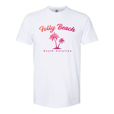 Folly Beach South Carolina Summer Sc Tropical Charleston Gift Softstyle® CVC T-Shirt