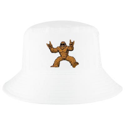 Funny Bigfoot Sasquatch Graphic Rock On Cool Comfort Performance Bucket Hat