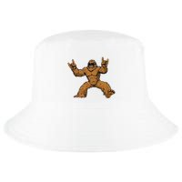 Funny Bigfoot Sasquatch Graphic Rock On Cool Comfort Performance Bucket Hat