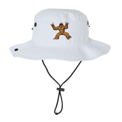 Funny Bigfoot Sasquatch Graphic Rock On Bucket Hat