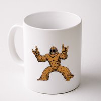 Funny Bigfoot Sasquatch Graphic Rock On Mug