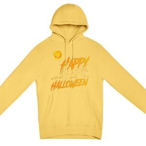 Funny Bigfoot Sasquatch Believer Happy Halloween Costume Premium Pullover Hoodie