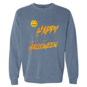 Funny Bigfoot Sasquatch Believer Happy Halloween Costume Garment-Dyed Sweatshirt