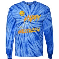 Funny Bigfoot Sasquatch Believer Happy Halloween Costume Tie-Dye Long Sleeve Shirt