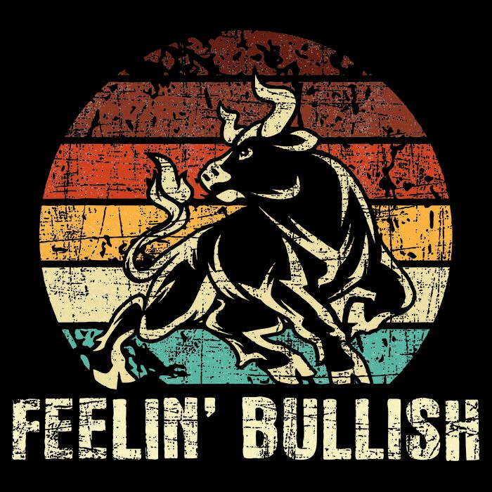 Feelin Bullish Stock Market Trading Day Trader Investor Doggie Tank