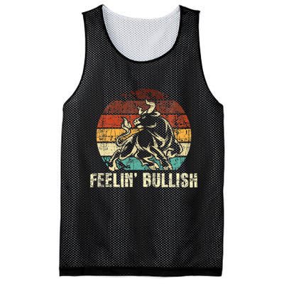 Feelin Bullish Stock Market Trading Day Trader Investor Mesh Reversible Basketball Jersey Tank