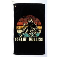 Feelin Bullish Stock Market Trading Day Trader Investor Golf Towel