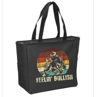 Feelin Bullish Stock Market Trading Day Trader Investor Zip Tote Bag