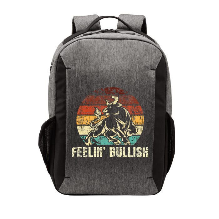 Feelin Bullish Stock Market Trading Day Trader Investor Vector Backpack