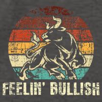 Feelin Bullish Stock Market Trading Day Trader Investor Vector Backpack