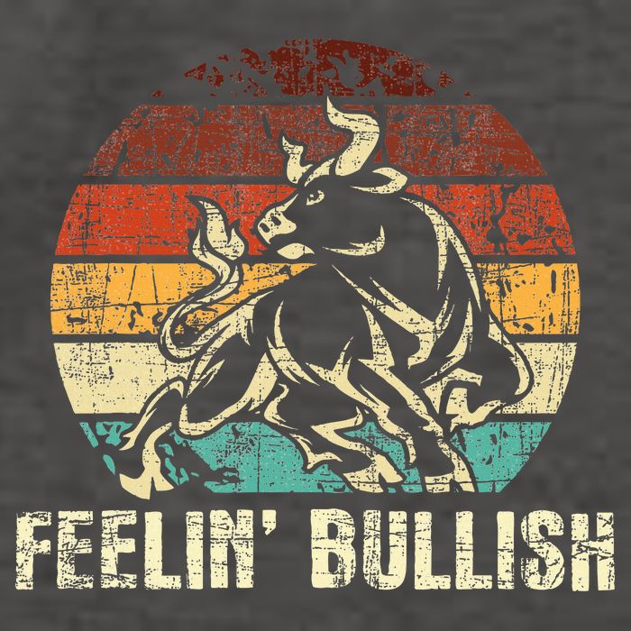Feelin Bullish Stock Market Trading Day Trader Investor Vector Backpack