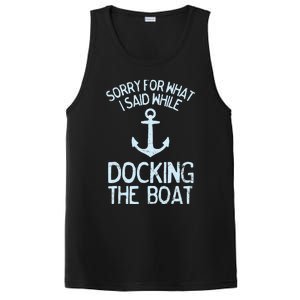 Funny Boating Sorry What I Said Docking Boat PosiCharge Competitor Tank