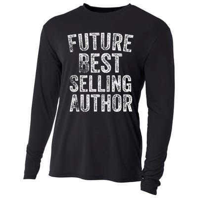 Future Best Selling Author Poetry Gifts For Writers Poets Cooling Performance Long Sleeve Crew