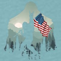 Funny Bigfoot Sasquatch Rock And Roll American Flags Tee Sueded Cloud Jersey T-Shirt