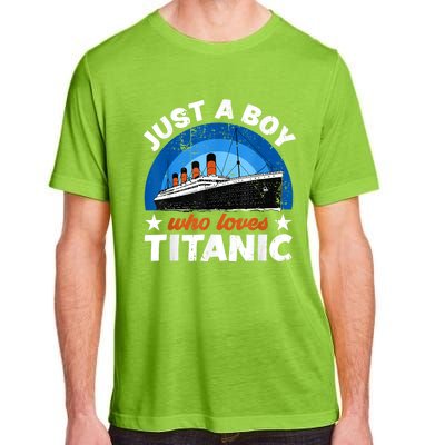 For Boy S Who Just Love The Rms Titanic Adult ChromaSoft Performance T-Shirt