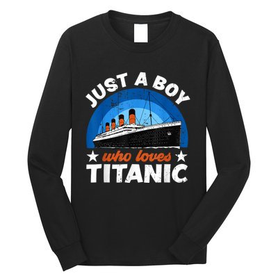 For Boy S Who Just Love The Rms Titanic Long Sleeve Shirt