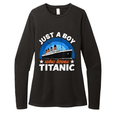 For Boy S Who Just Love The Rms Titanic Womens CVC Long Sleeve Shirt