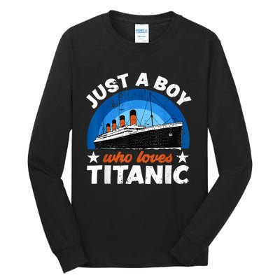 For Boy S Who Just Love The Rms Titanic Tall Long Sleeve T-Shirt