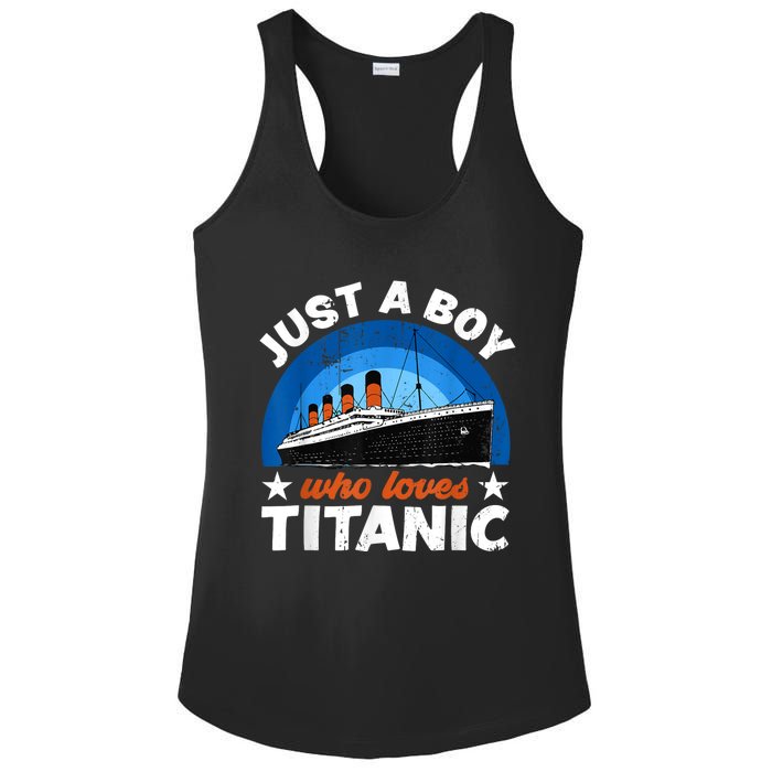 For Boy S Who Just Love The Rms Titanic Ladies PosiCharge Competitor Racerback Tank