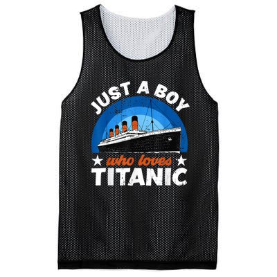 For Boy S Who Just Love The Rms Titanic Mesh Reversible Basketball Jersey Tank