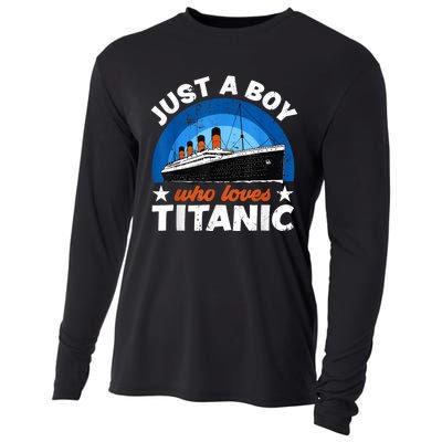 For Boy S Who Just Love The Rms Titanic Cooling Performance Long Sleeve Crew