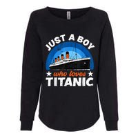 For Boy S Who Just Love The Rms Titanic Womens California Wash Sweatshirt