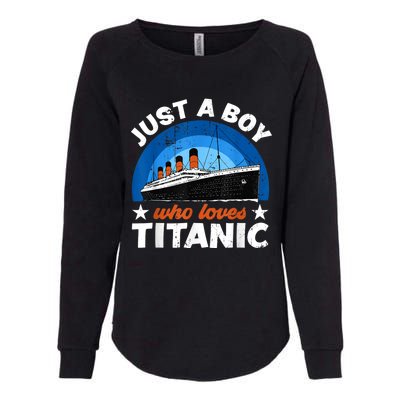 For Boy S Who Just Love The Rms Titanic Womens California Wash Sweatshirt