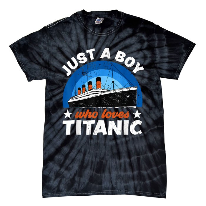 For Boy S Who Just Love The Rms Titanic Tie-Dye T-Shirt