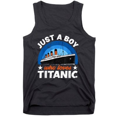 For Boy S Who Just Love The Rms Titanic Tank Top