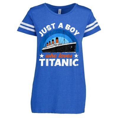 For Boy S Who Just Love The Rms Titanic Enza Ladies Jersey Football T-Shirt