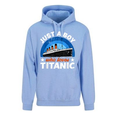 For Boy S Who Just Love The Rms Titanic Unisex Surf Hoodie