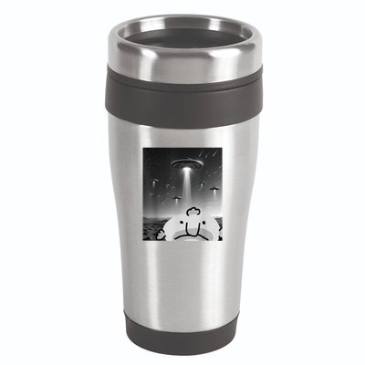 Funny Blobfish Selfie Ufos Ailen Retro Women Graphic 16oz Travel Tumbler