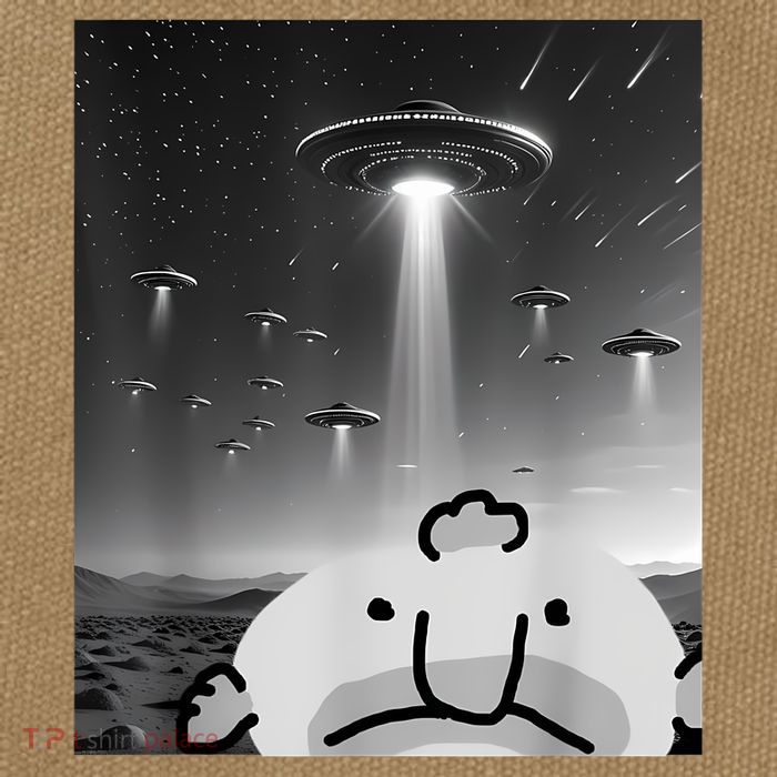 Funny Blobfish Selfie Ufos Ailen Retro Women Graphic Cotton Canvas Backpack