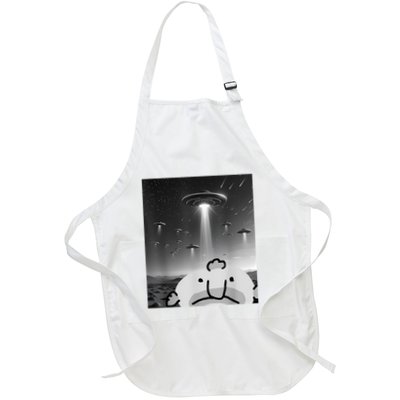 Funny Blobfish Selfie Ufos Ailen Retro Women Graphic Apron